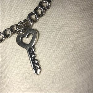 Love key charm